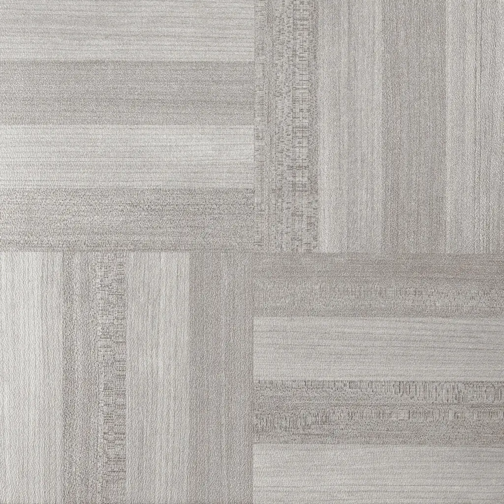 Nexus Ash Grey Wood Peel and Stick Vinyl Floor Tiles 12x12 Inch