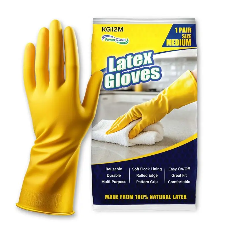 Heavy-duty 12" Medium Yellow Household